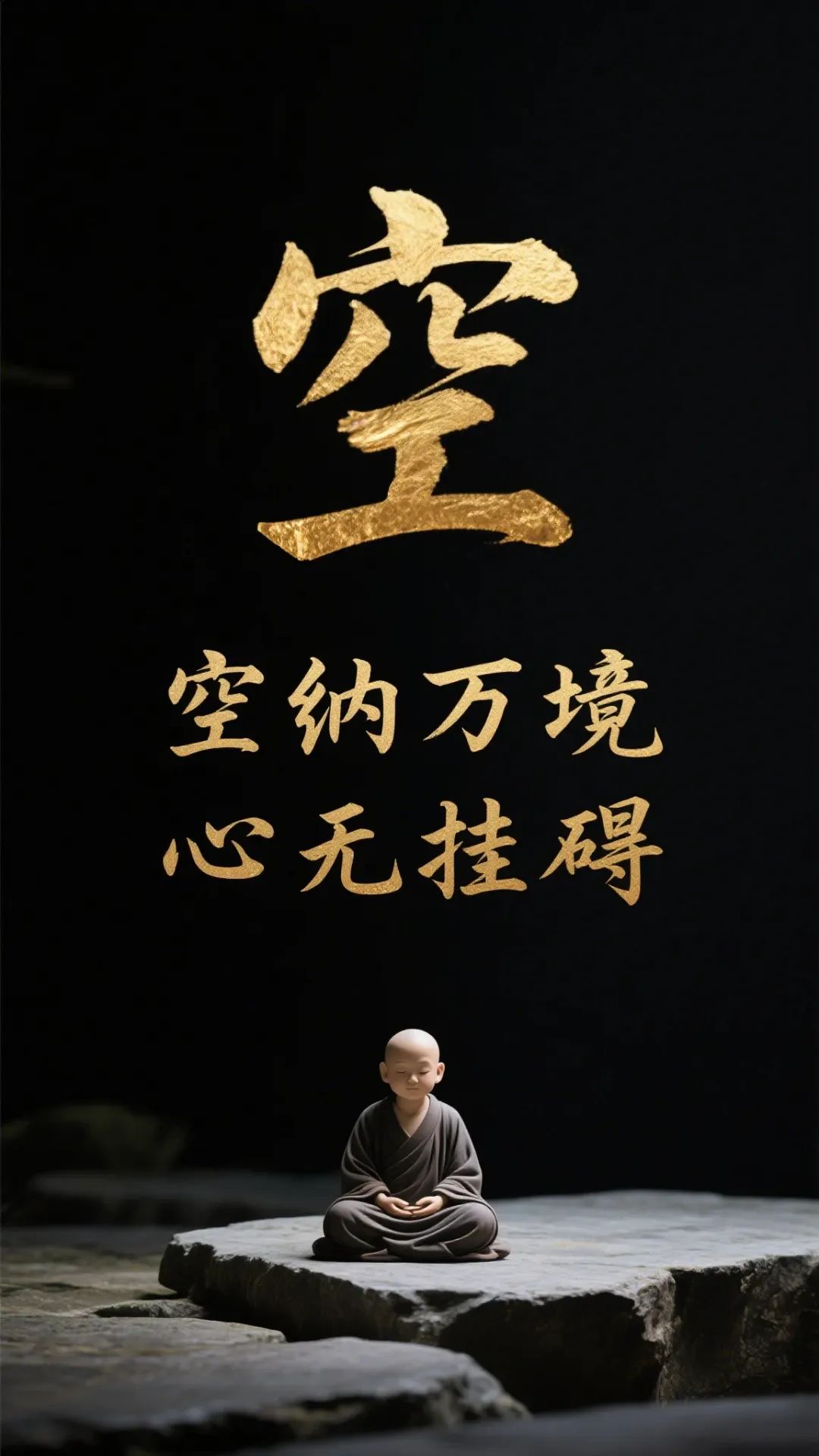 壁纸制作教程，如何用豆包+即梦AI快速免费生成无水印禅意书法文字壁纸