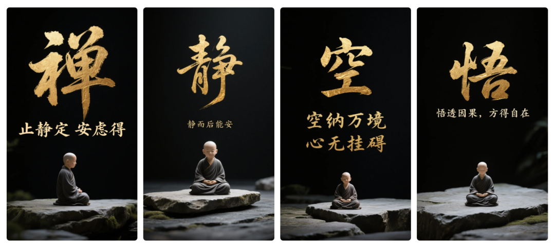 壁纸制作教程，如何用豆包+即梦AI快速免费生成无水印禅意书法文字壁纸