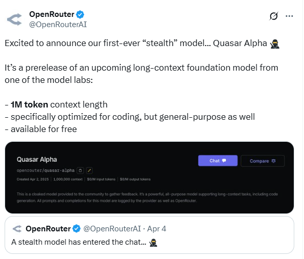 AI日报：kimi宣布降价；OpenRouter发布免费模型Quasar Alpha；Midjourney V7重磅上线